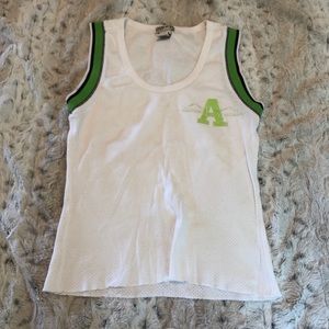 American Rag Jersey Tank Running Destination Green